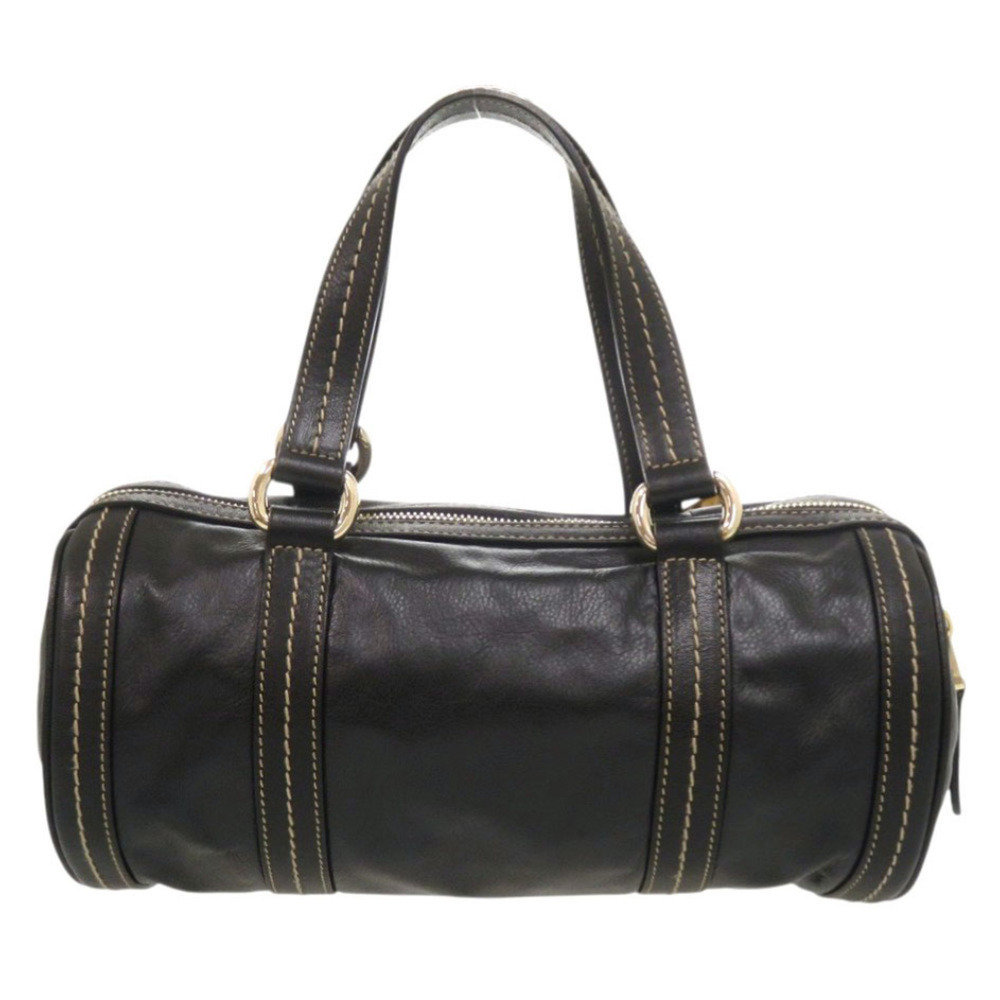 GUCCI Authentic Black Leather Bag - Picture 2 of 7